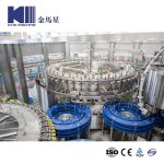 Glass Bottle Washing, Carbonated Filling Plastic Capping And Aluminium Capping 4in1 Machine