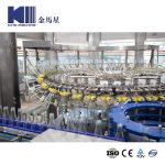 Glass Bottle Washing, Carbonated Filling Plastic Capping And Aluminium Capping 4in1 Machine